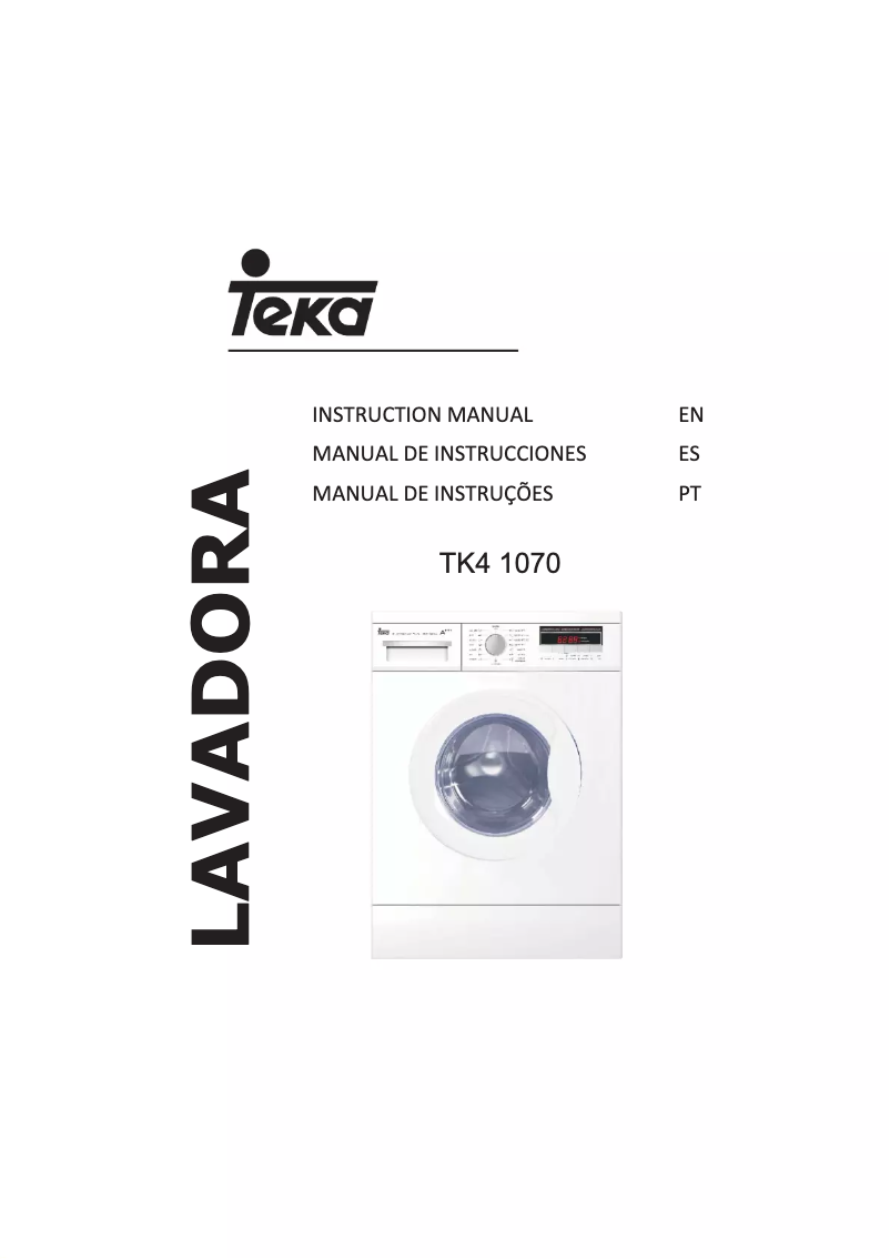 Imagen de la primera página del manual del dispositivo TK4 1070EXP