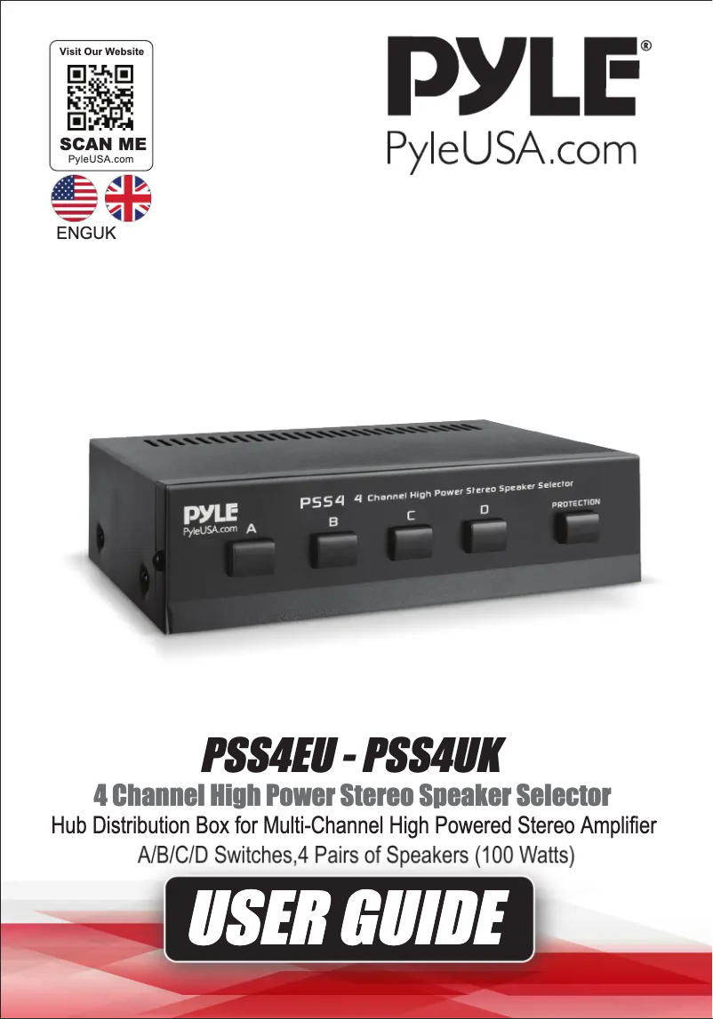 Página 1 del manual Manual de usuario Pyle PSS4