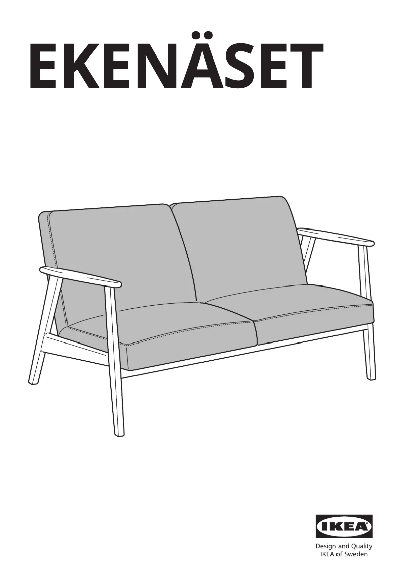 Página 1 del manual Manual de usuario Ikea EKENÄSET 205.335.11