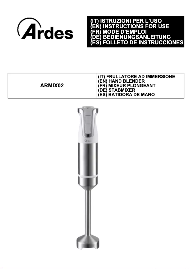 Página nº 1 - Manual de usuario Ardes Neo ARMIX02