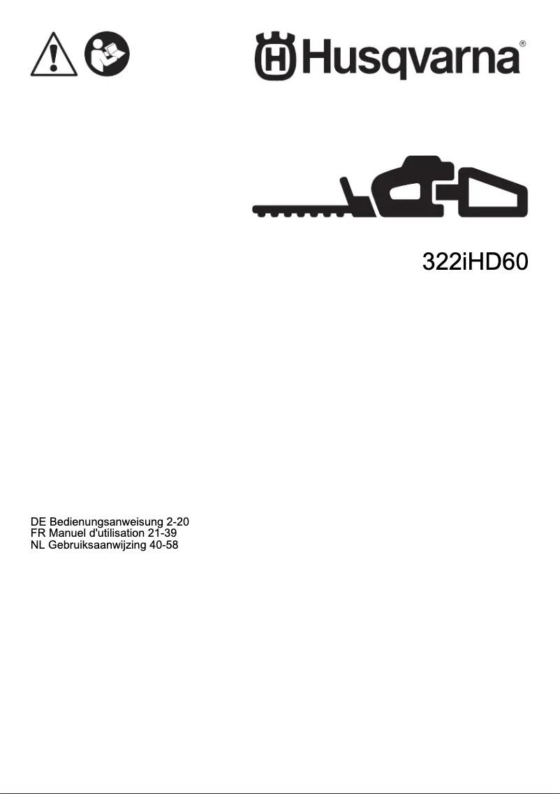 Imagen de la primera página del manual del dispositivo 322iHD60