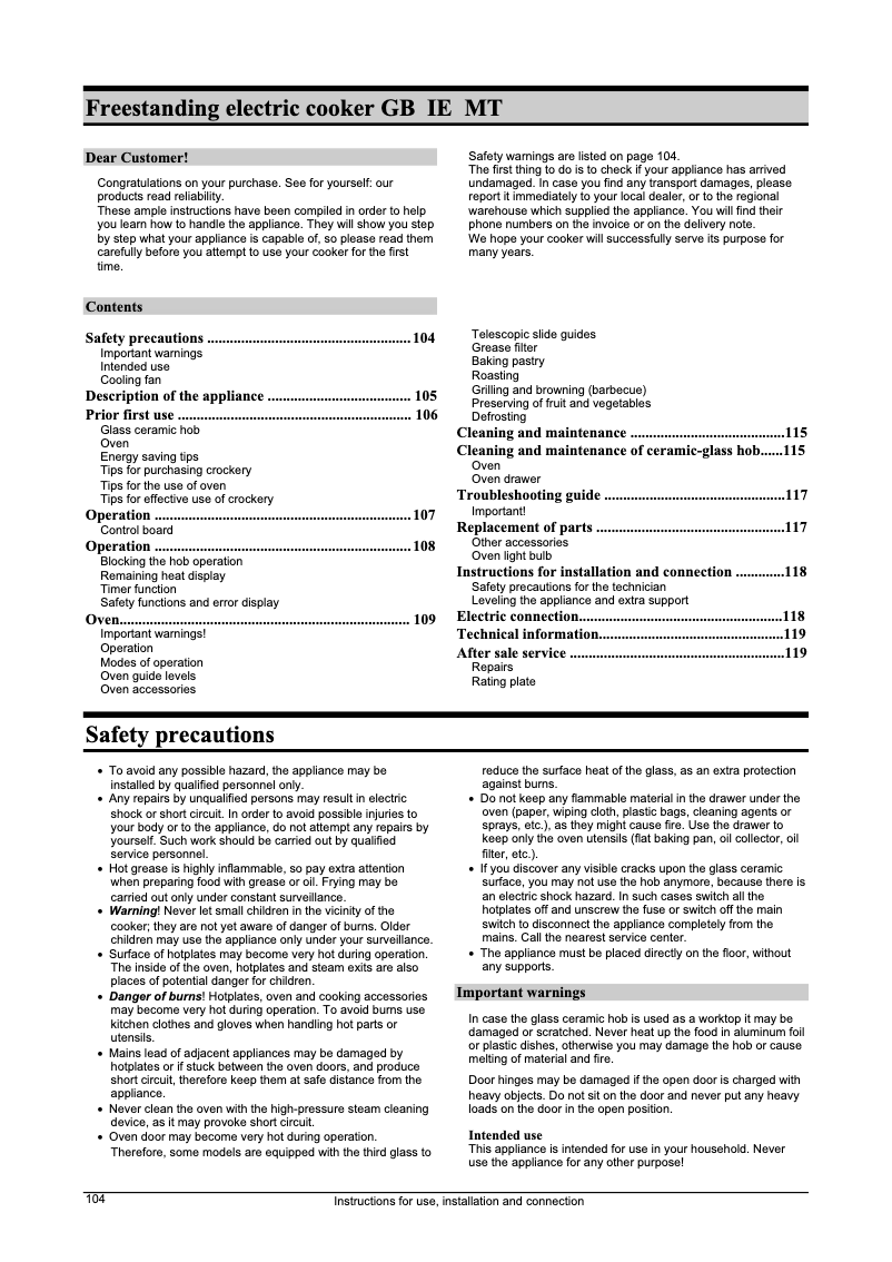 Página 1 del manual Manual de usuario Gorenje EC 7969 E