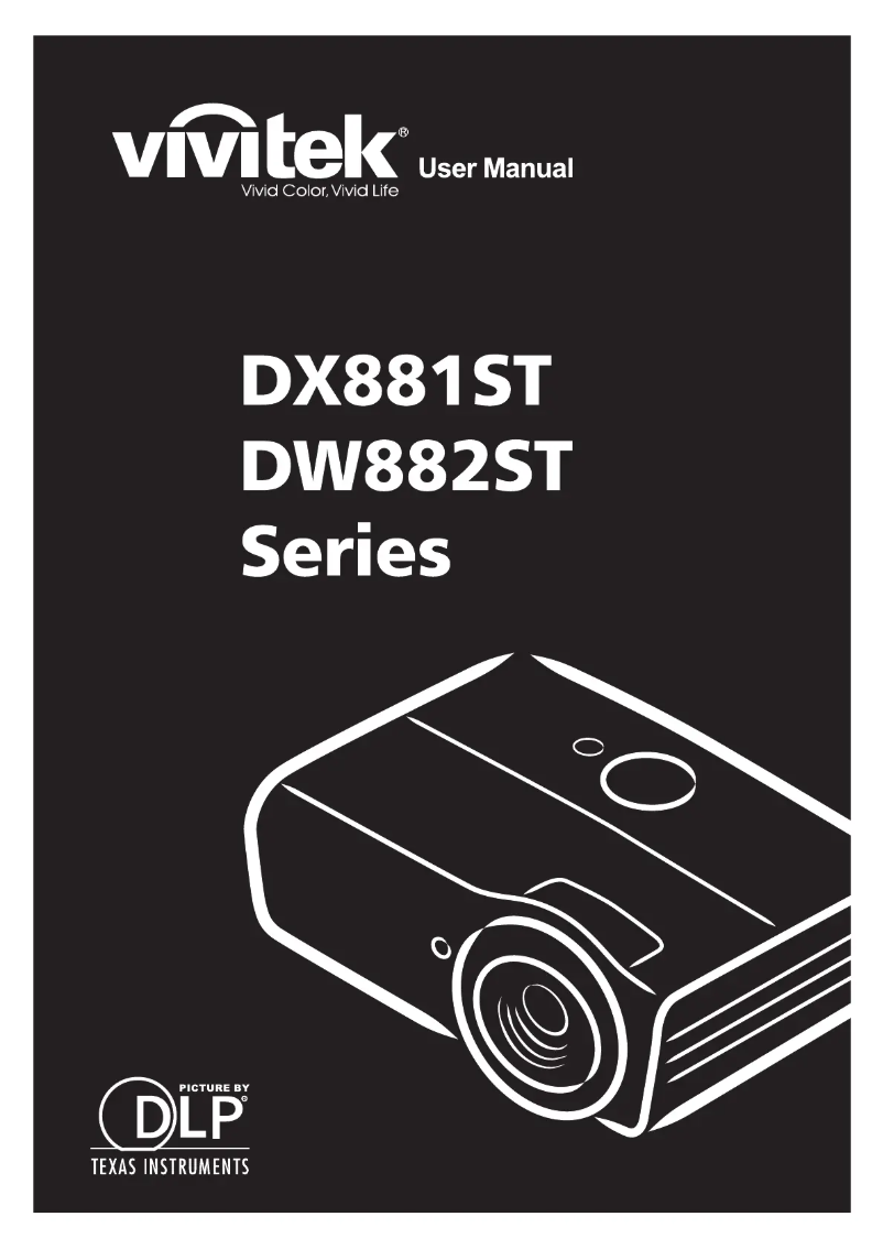 Página 1 del manual Manual de usuario Vivitek DW882ST