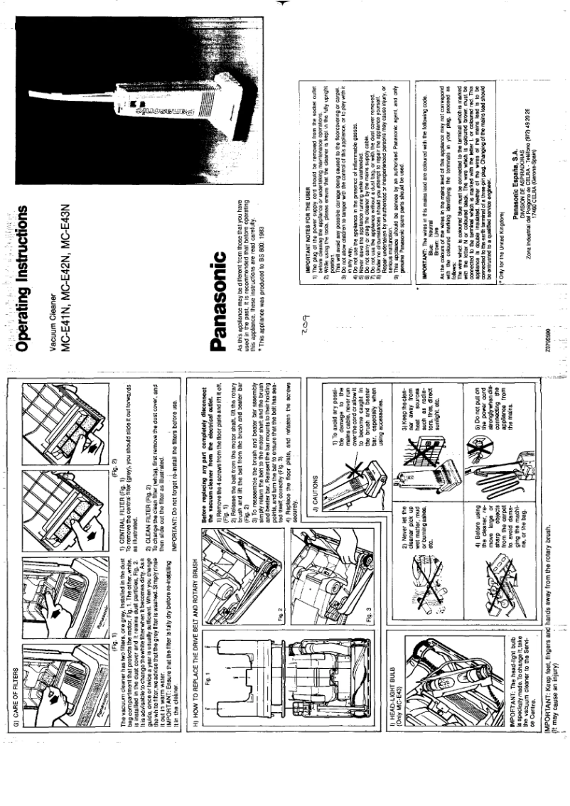 Imagen de la primera página del manual del dispositivo MC-E42N