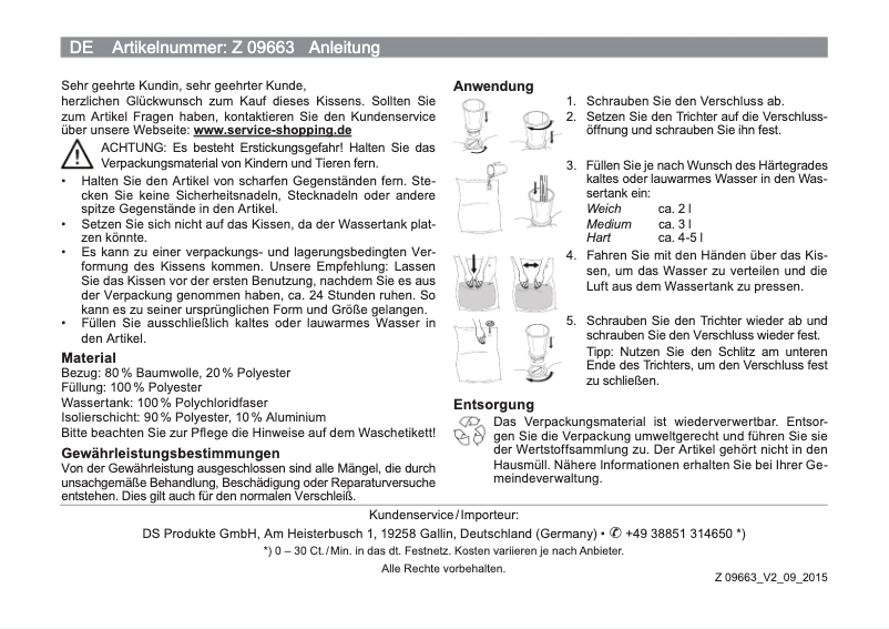 Imagen de la primera página del manual del dispositivo 09663
