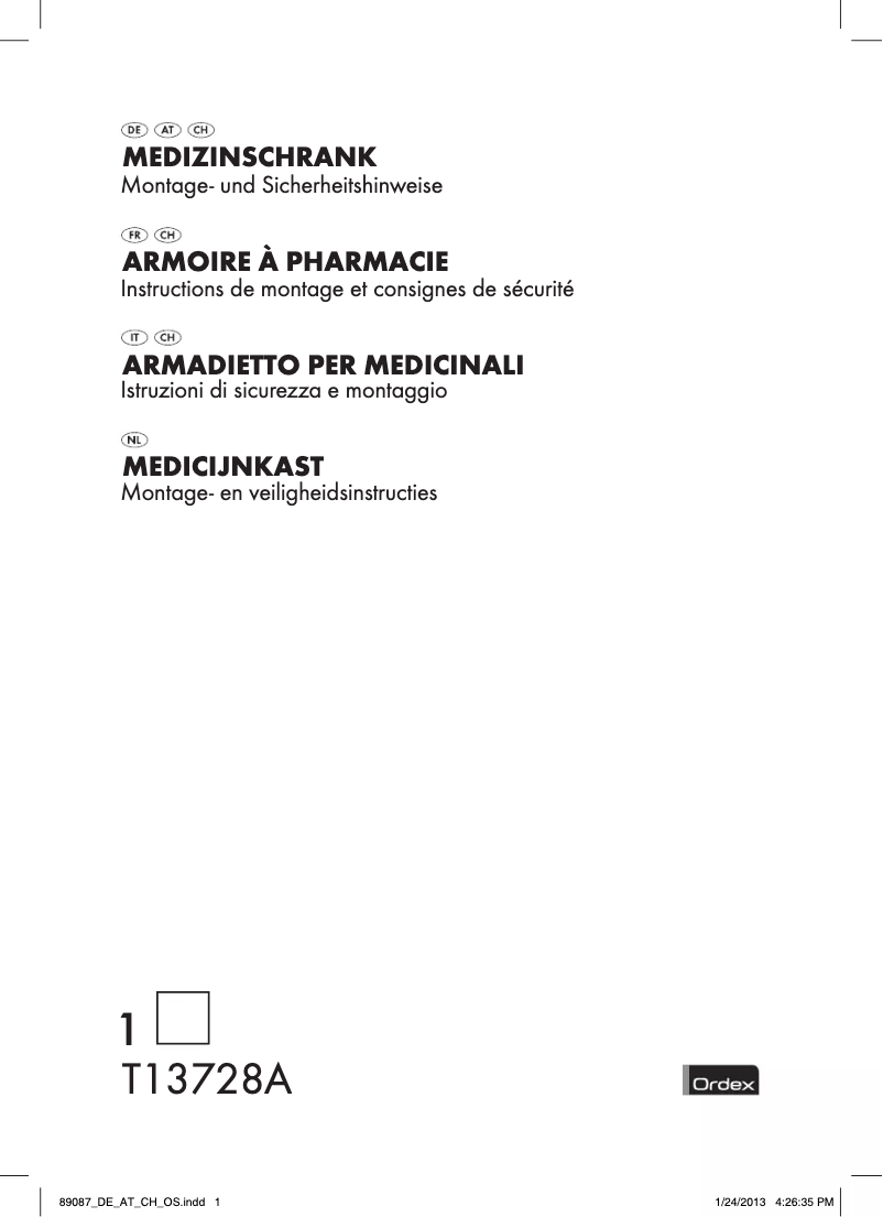 Imagen de la primera página del manual del dispositivo IAN 89087