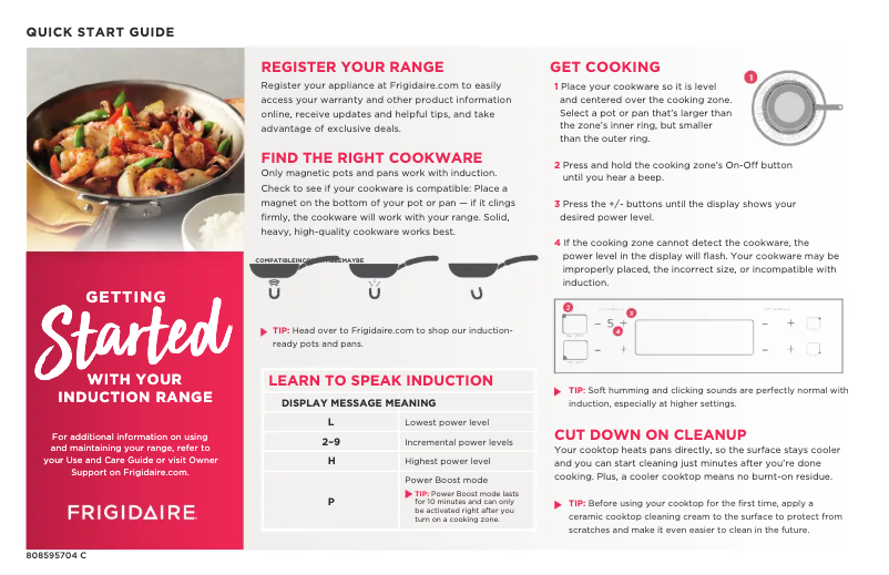 Imagen de la primera página del manual del dispositivo FGIF3036TF