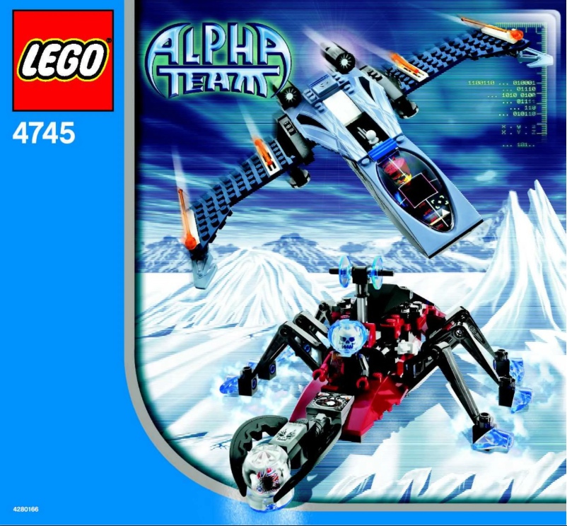 Página 1 del manual Manual de usuario Lego Blue Eagle versus Snow Crawler