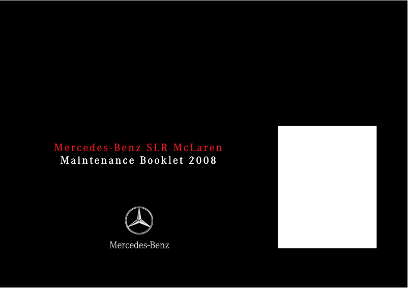 Página 1 del manual Manual de usuario Mercedes-Benz Lr-Class (2008) S