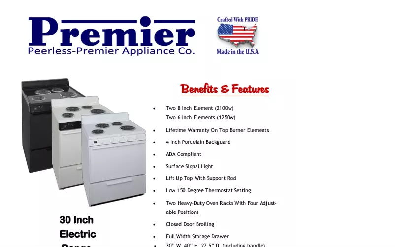 Página 1 del manual Manual de usuario Premier EDK100TP