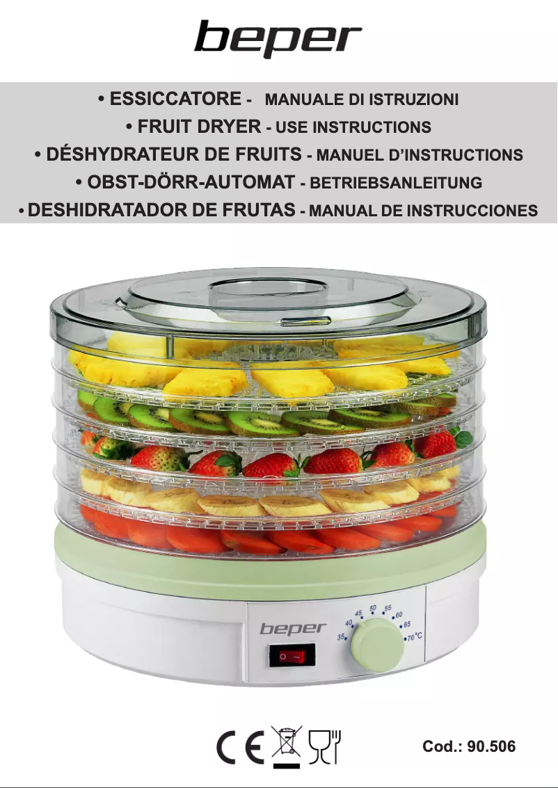 Página 1 del manual Manual de usuario Beper 90.506