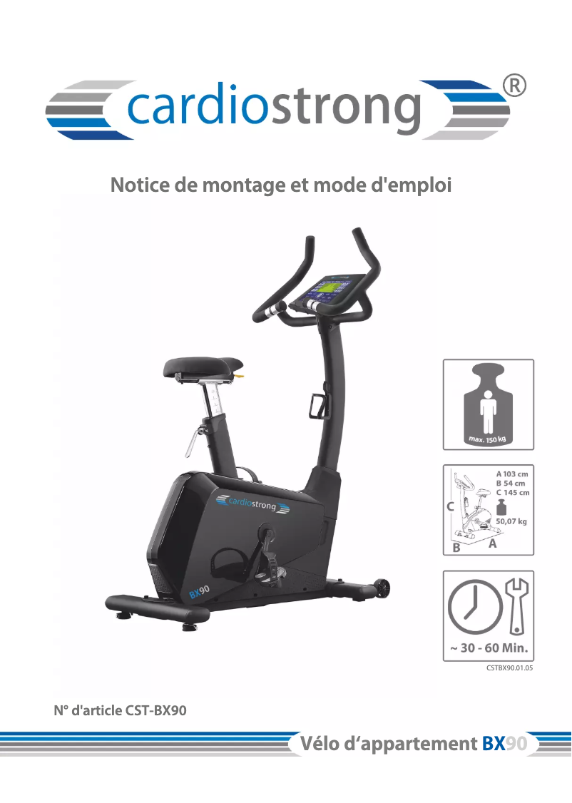 Imagen de la primera página del manual del dispositivo BX90