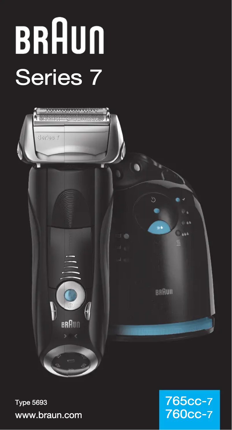 Página 1 del manual Manual de usuario Braun Series 7 765cc-7