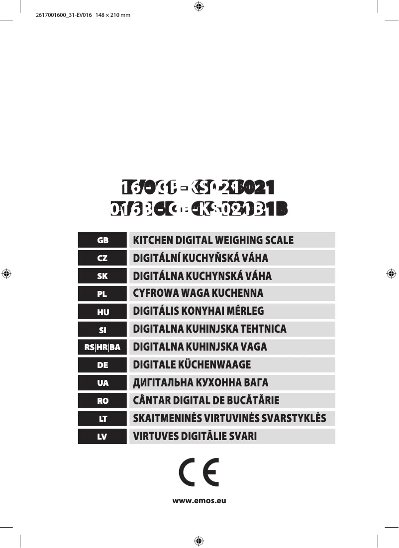 Página 1 del manual Manual de usuario Emos GP-KS021