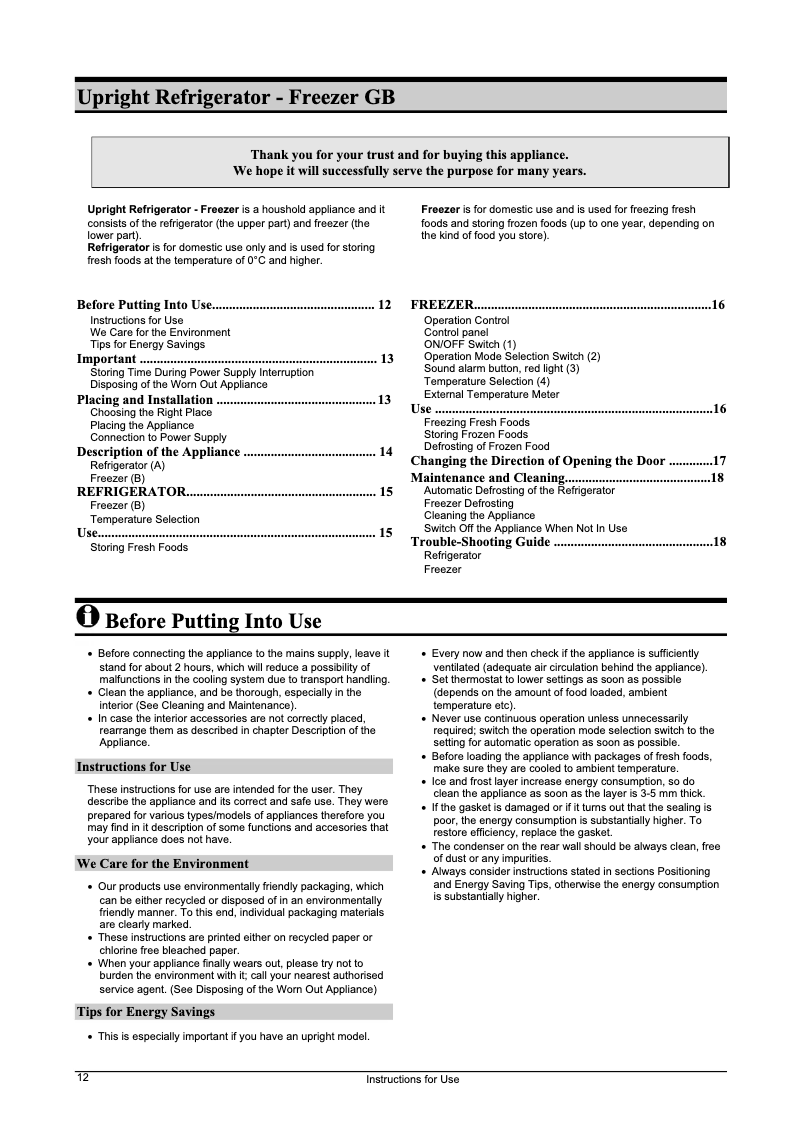 Imagen de la primera página del manual del dispositivo K 336 2 CLA