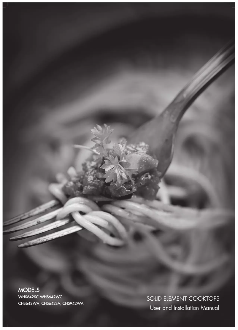 Imagen de la primera página del manual del dispositivo WHS642SC