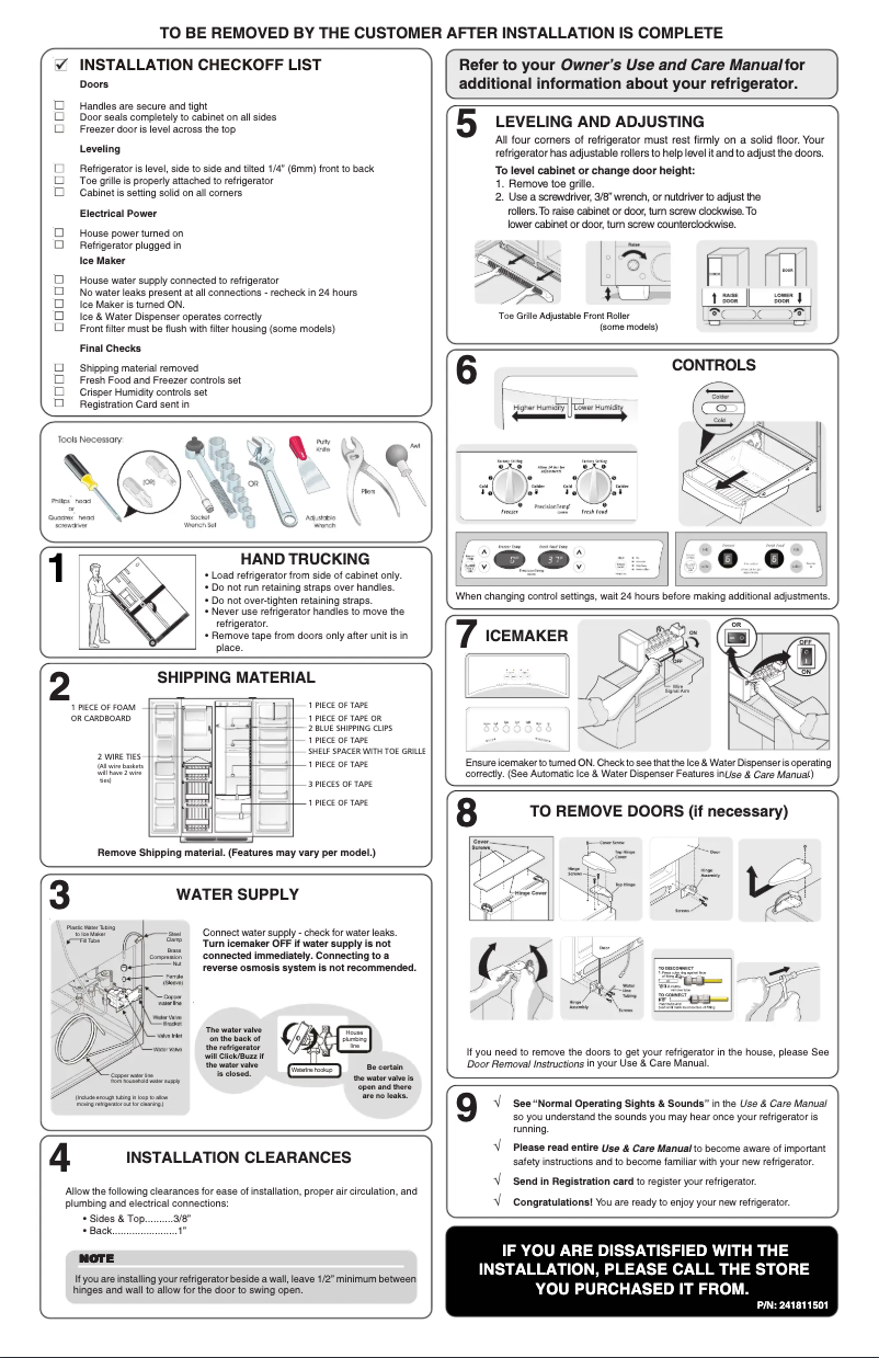 Imagen de la primera página del manual del dispositivo GLHS68EJPB