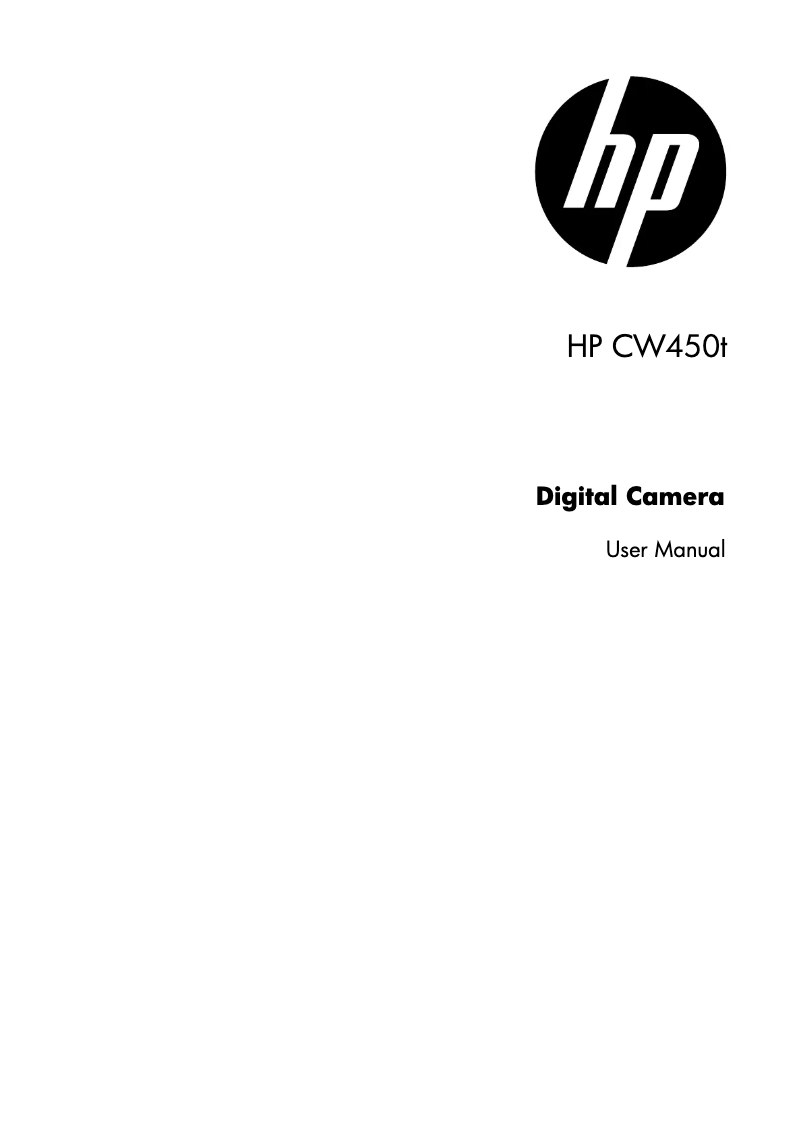 Página 1 del manual Manual de instrucciones HP CW450t