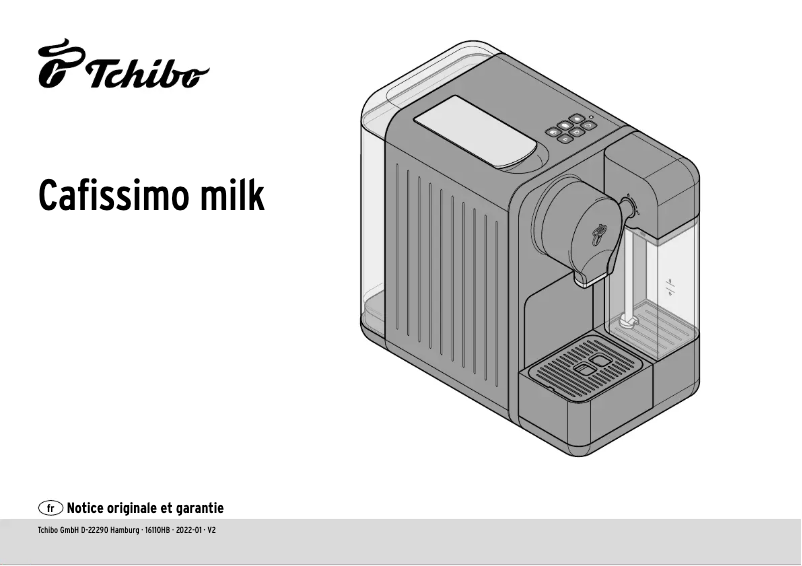 Página 1 del manual Manual de usuario Tchibo Cafissimo milk