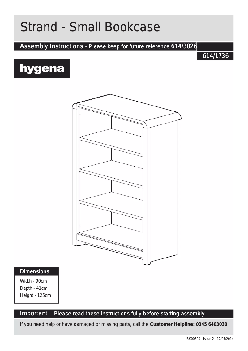 Página 1 del manual Manual de usuario Hygena Strand