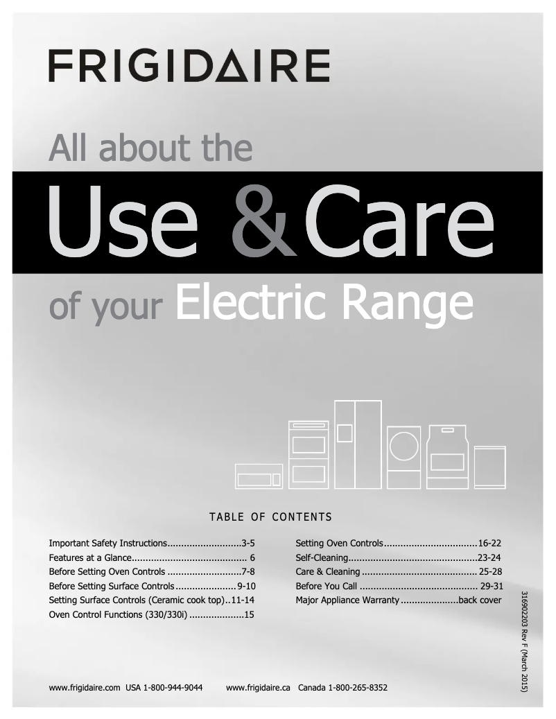 Imagen de la primera página del manual del dispositivo DGEF3031KW