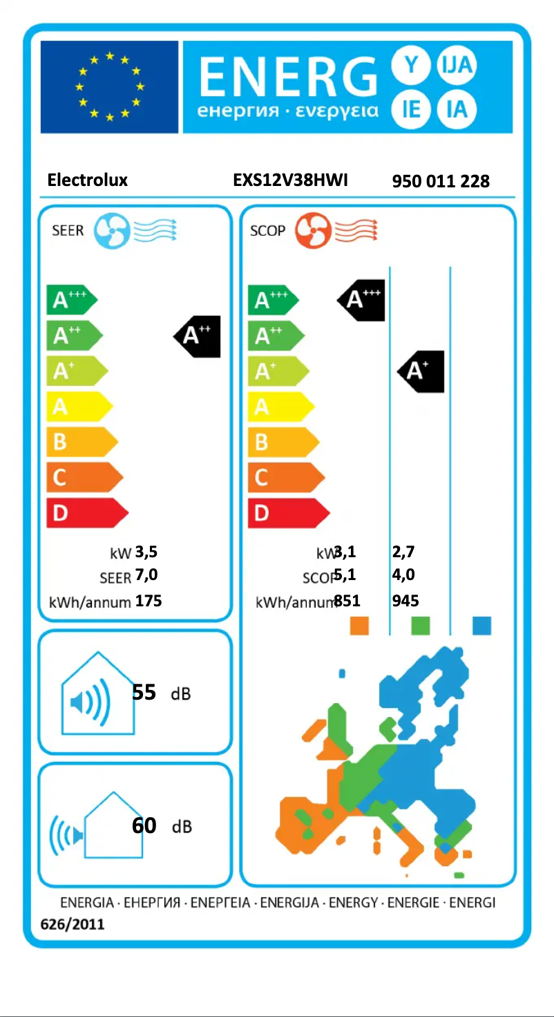 Imagen de la primera página del manual del dispositivo EXS12V38HWI