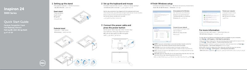 Página nº 1 - Guía de instalación Dell Inspiron 3452