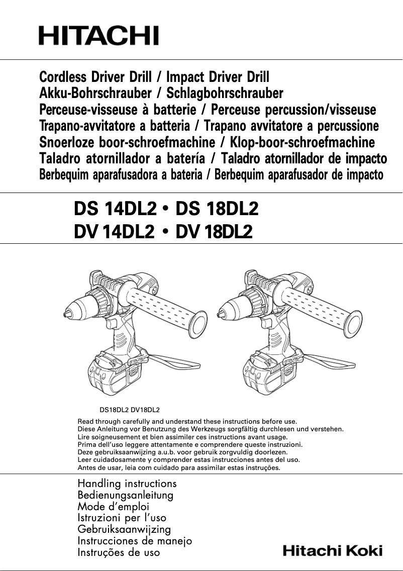 Imagen de la primera página del manual del dispositivo DV 14DL2