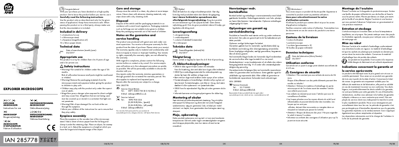 Imagen de la primera página del manual del dispositivo IAN 285778