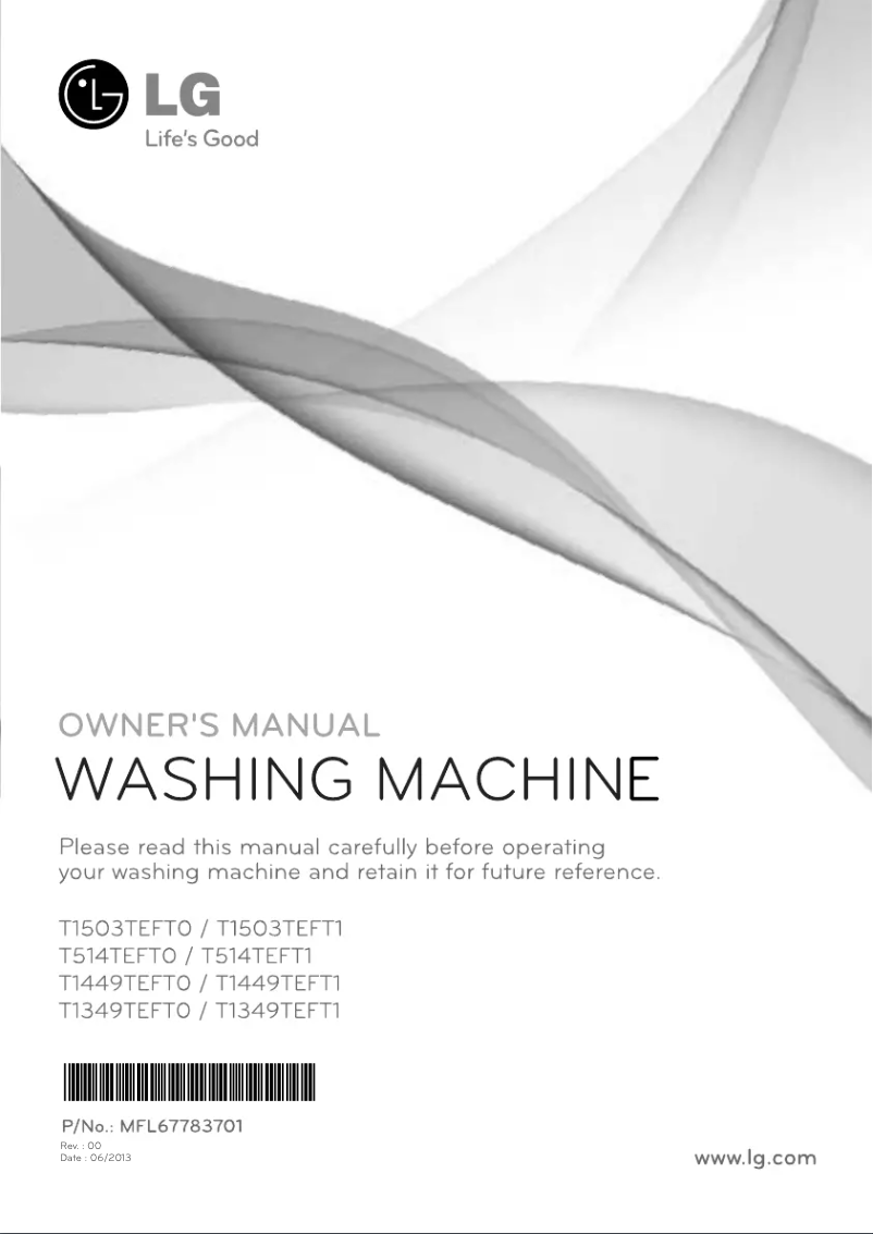 Página 1 del manual Manual de usuario LG T1349TEFT