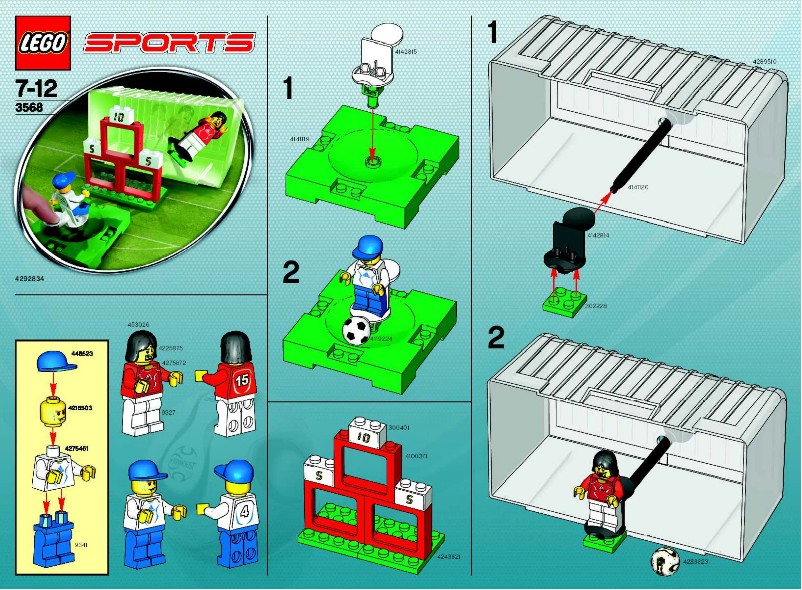 Página 1 del manual Manual de usuario Lego Football Target Practice