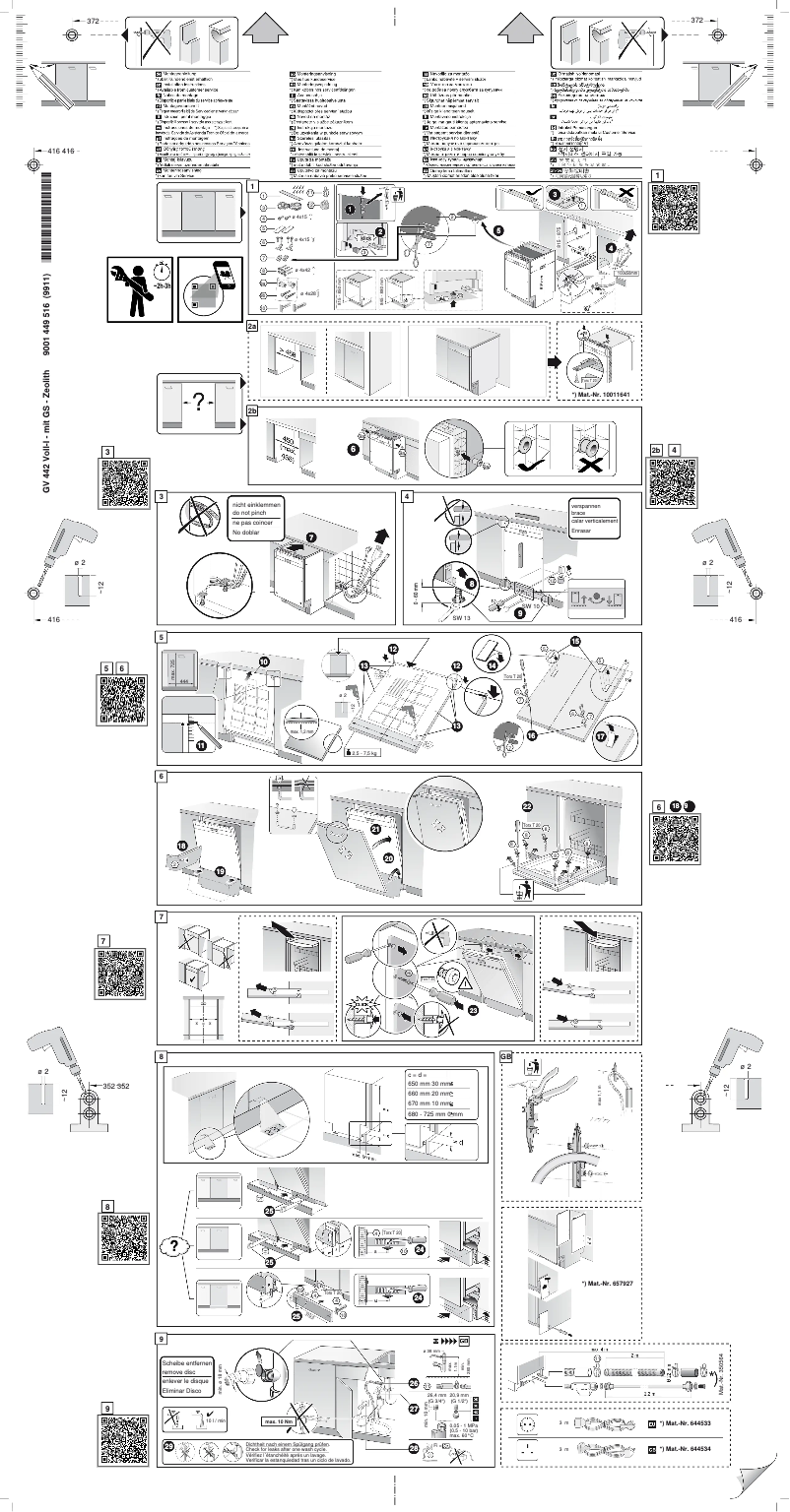 Imagen de la primera página del manual del dispositivo SR65ZX11ME