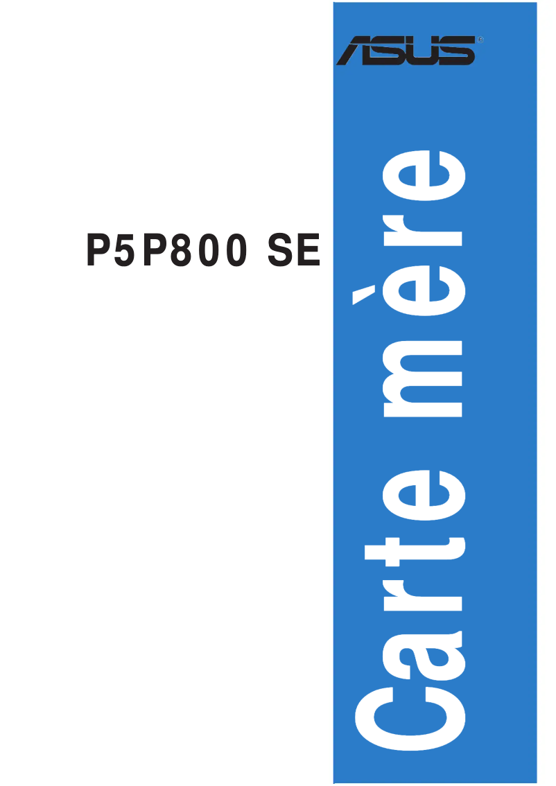 Página 1 del manual Manual de usuario Asus P5P800 SE