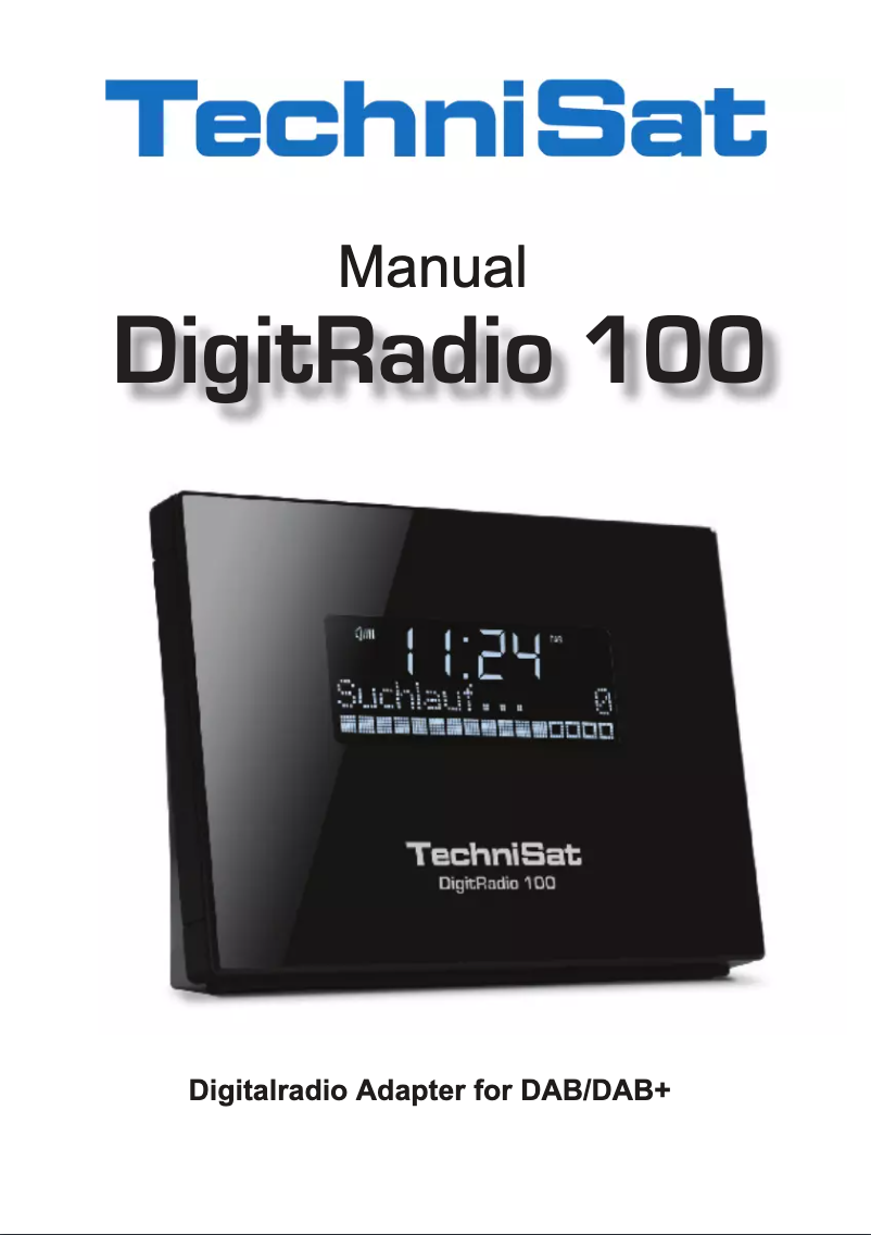 Imagen de la primera página del manual del dispositivo DigitRadio 100