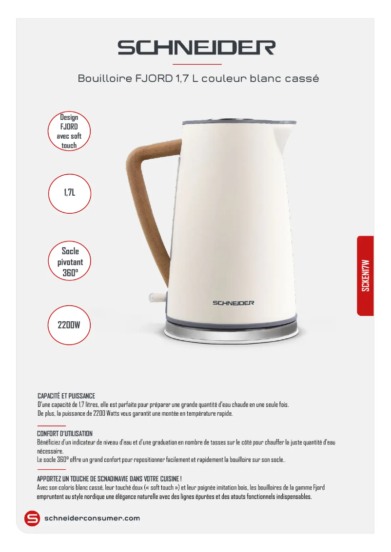 Imagen de la primera página del manual del dispositivo SCKEN17W