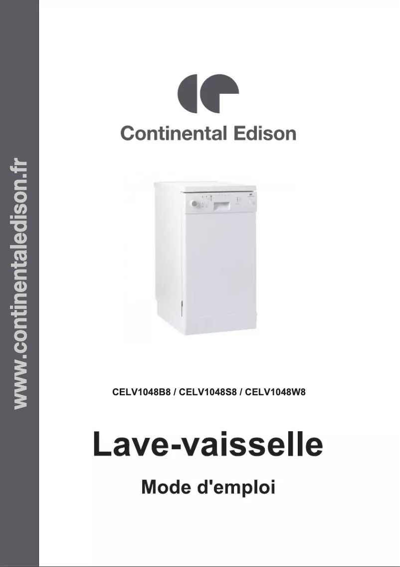 Página 1 del manual Manual de usuario Continental Edison CELV1048W8