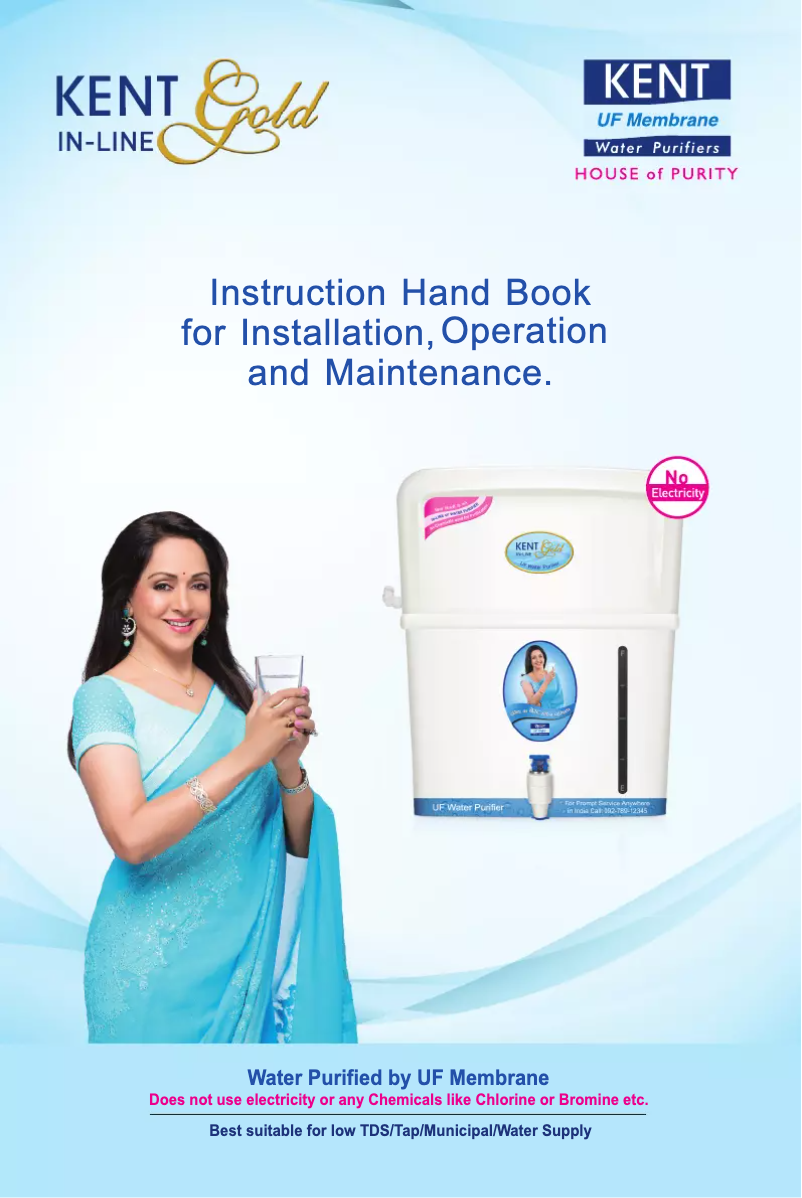 Página 1 del manual Manual de usuario Kent Inline Gold