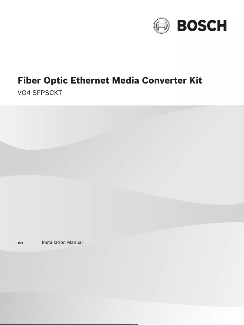 Imagen de la primera página del manual del dispositivo VG4‑SFPSCKT