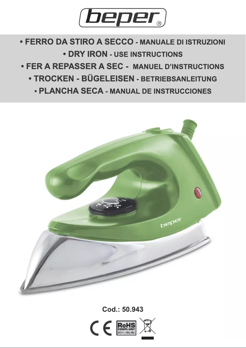 Imagen de la primera página del manual del dispositivo 50.943