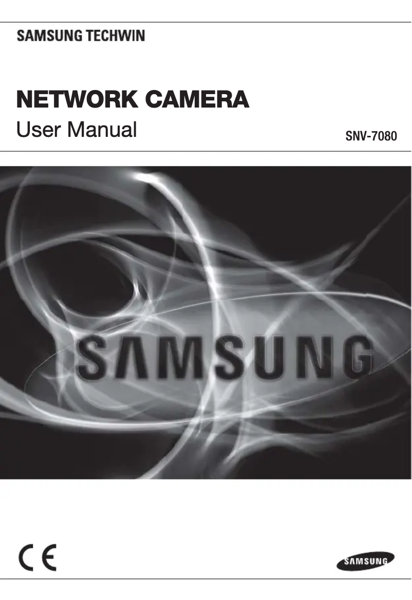 Página 1 del manual Manual de usuario Samsung SNV-7080R