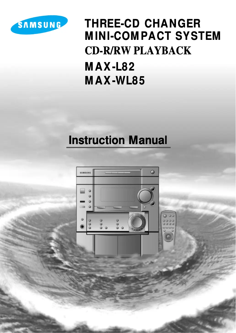 Página 1 del manual Manual de usuario Samsung MAX-WL85