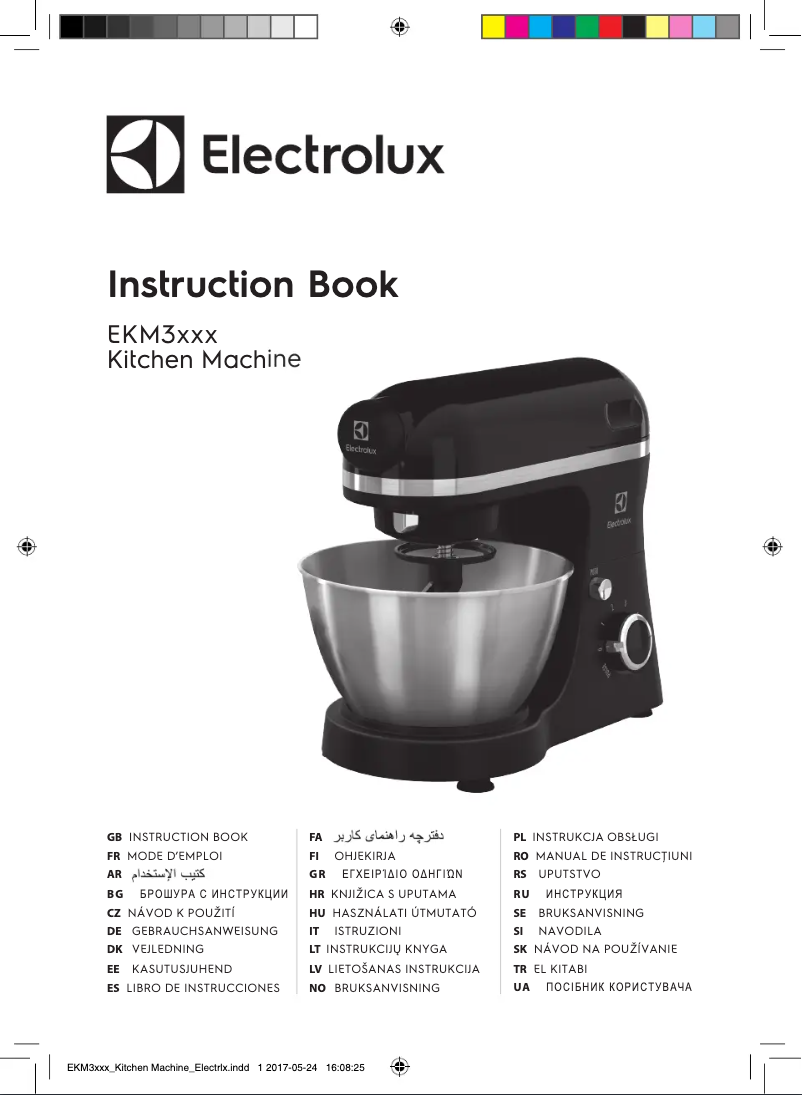 Página 1 del manual Manual de usuario Electrolux EKM3000