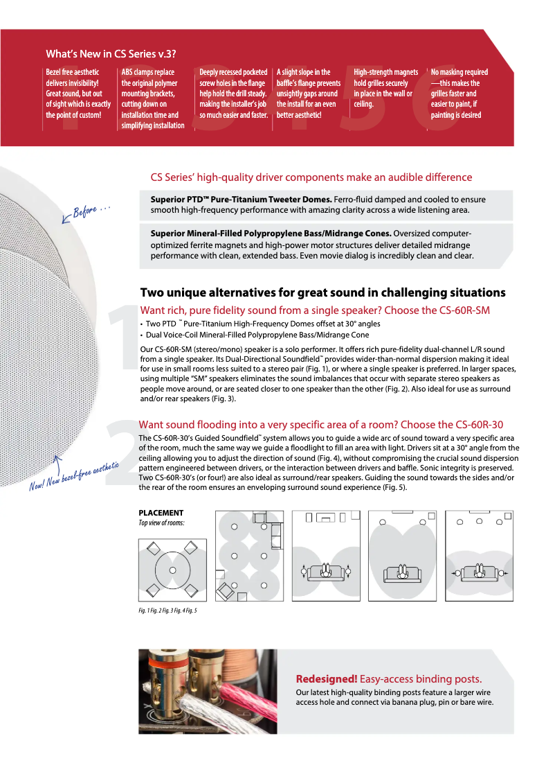 Página 1 del manual Ficha técnica Paradigm CS-150 v3