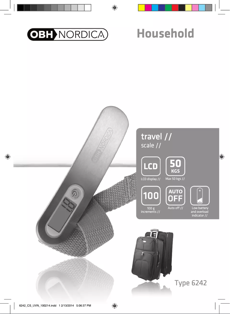 Imagen de la primera página del manual del dispositivo Travel 6242