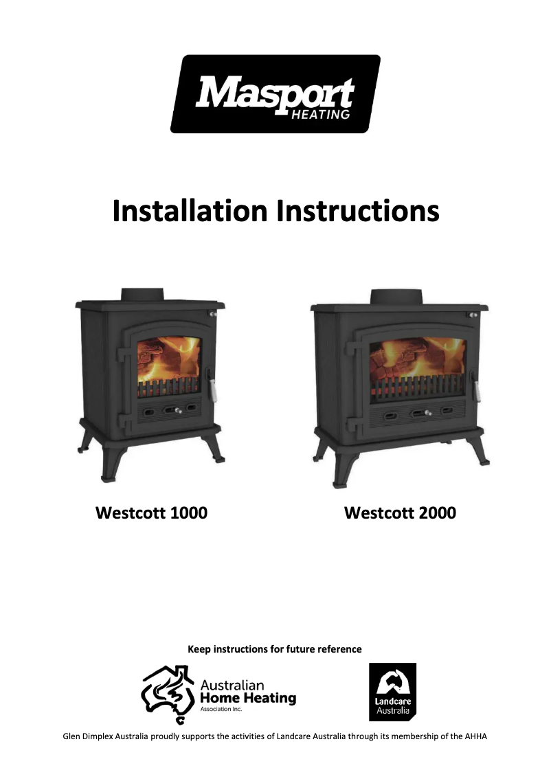 Imagen de la primera página del manual del dispositivo Westcott 1000