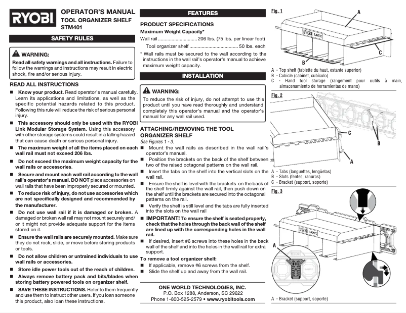 Imagen de la primera página del manual del dispositivo STM401