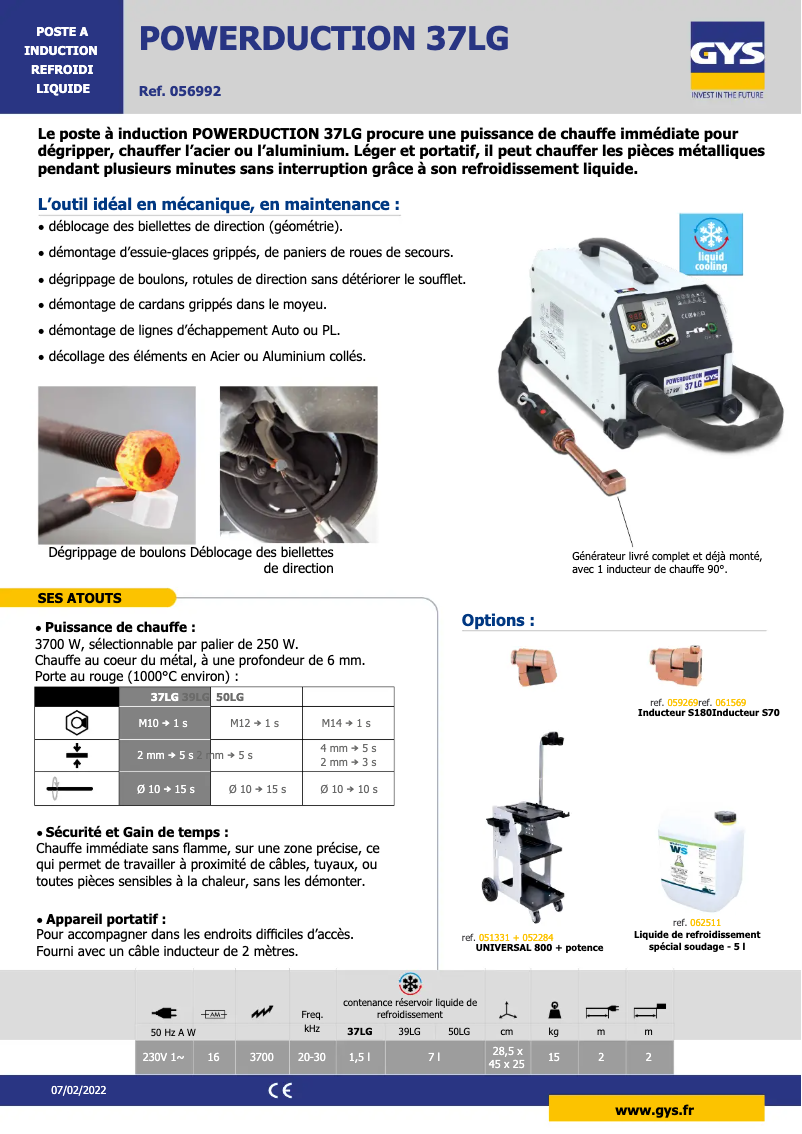 Imagen de la primera página del manual del dispositivo Powerduction 37LG