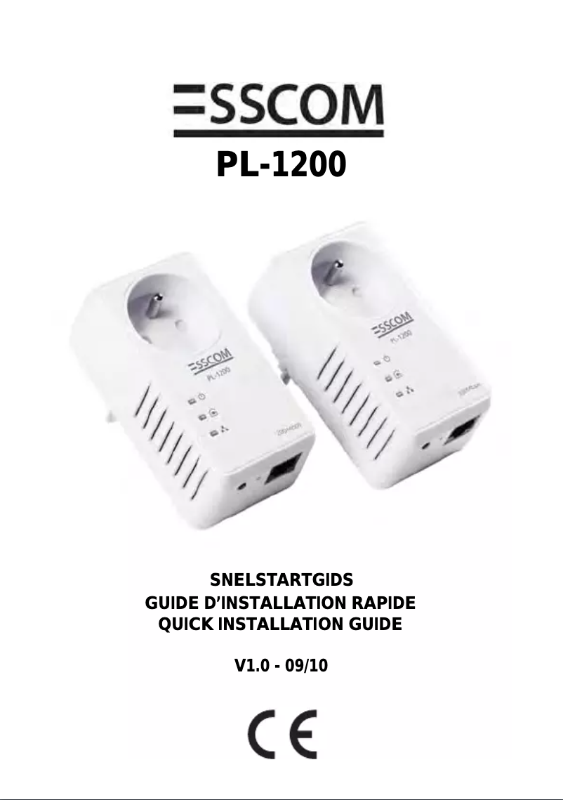 Imagen de la primera página del manual del dispositivo PL-1200