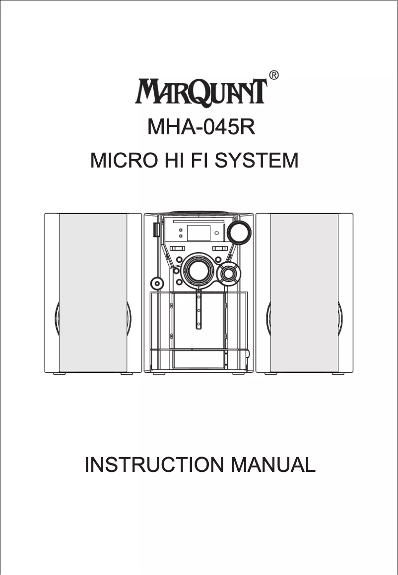 Página 1 del manual Manual de usuario Marquant MHA-045R
