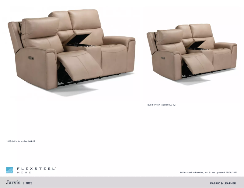 Página 1 del manual Manual de usuario Flexsteel Jarvis 1828-64PH